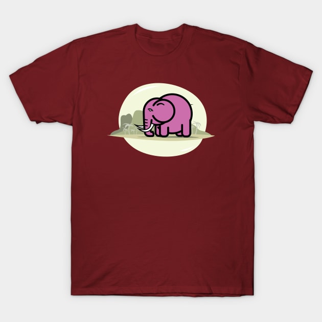 Elephant T-Shirt by Pigbanko